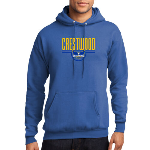 Crestwood Eagles Design CE4 on a Port & Company® - Core Fleece Pullover Hooded Sweatshirt Thumbnail