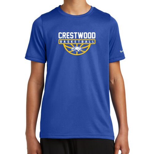 Crestwood Eagles Design CE5 on a Nike® - Youth Swoosh Sleeve rLegend Tee Thumbnail