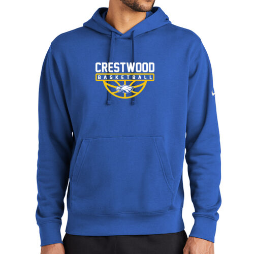 Crestwood Eagles Design CE5 on a Nike® - Club Fleece Sleeve Swoosh Pullover Hoodie Thumbnail