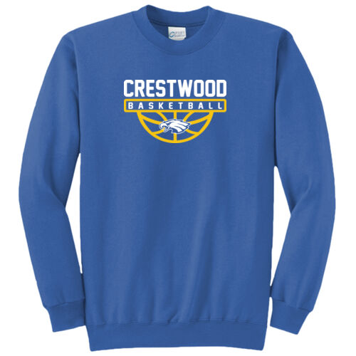 Crestwood Eagles Design CE5 on a Port & Company® - Core Fleece Crewneck Sweatshirt Thumbnail