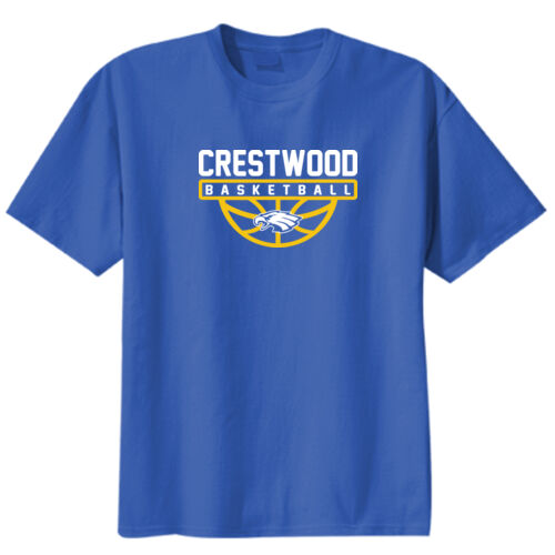 Crestwood Eagles Design CE5 on a Port & Company® - Youth Core Cotton Tee Thumbnail
