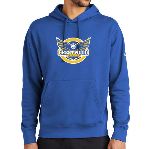 Crestwood Eagles Design CE6 on a Nike® - Club Fleece Sleeve Swoosh Pullover Hoodie Thumbnail