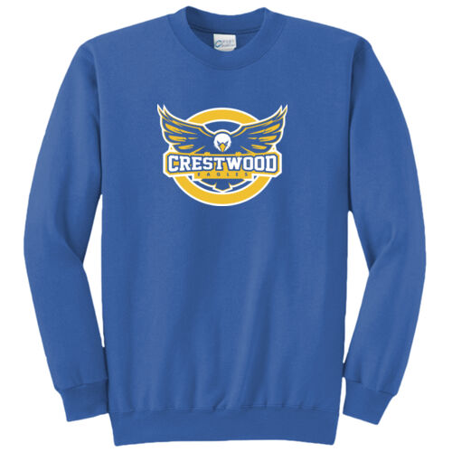 Crestwood Eagles Design CE6 on a Port & Company® - Core Fleece Crewneck Sweatshirt Thumbnail