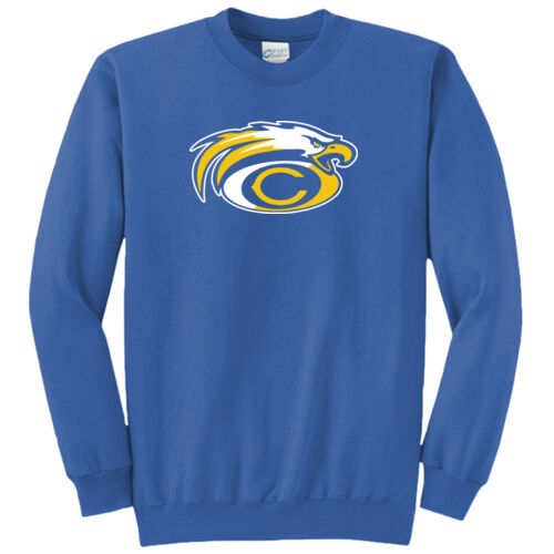 Crestwood Eagles Design CE8 on a Port & Company® - Core Fleece Crewneck Sweatshirt Thumbnail