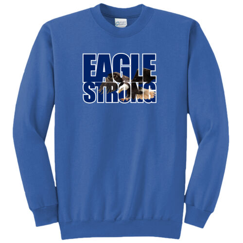 Crestwood Eagles Design CE9 on a Port & Company® - Core Fleece Crewneck Sweatshirt Thumbnail