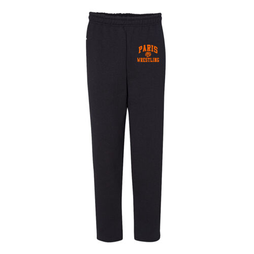 Paris Tigers Wrestling Design PTW1 on a Russell Athletic® - Dri-Power® Open Bottom Pocket Sweatpant Thumbnail