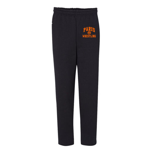 Paris Tigers Wrestling Design PTW1 on a Russell Athletic® - Dri-Power® Open Bottom Pocket Sweatpant Thumbnail