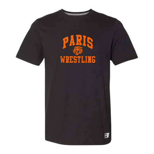 Paris Tigers Wrestling Design PTW1 on a Russell Athletic® - Essential Tee Thumbnail