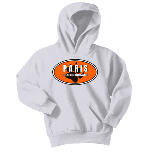 Paris Beacon Brigade Design PMT1 on a Port & Company® - Youth Core Fleece Pullover Hooded Sweatshirt Thumbnail