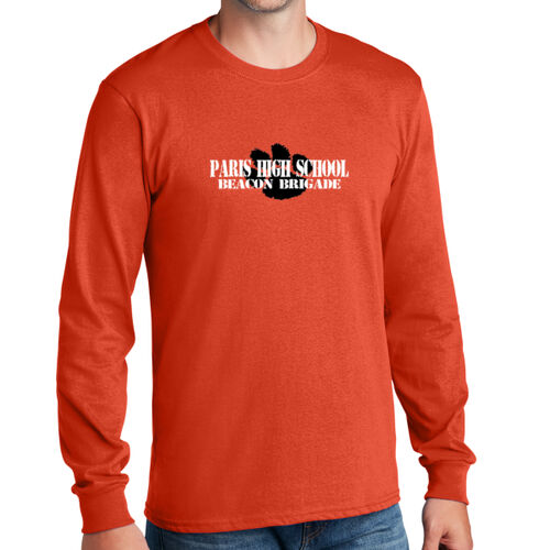Paris Beacon Brigade Design PMT2 on a Port & Company® - Long Sleeve Core Cotton Tee Thumbnail