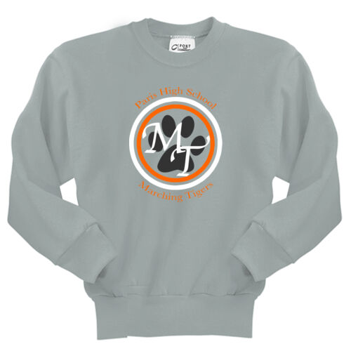 Paris Marching Tigers Design PMT3 on a Port & Company® Youth Core Fleece Crewneck Sweatshirt Thumbnail