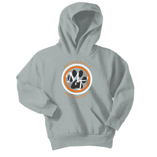 Paris Marching Tigers Design PMT3 on a Port & Company® Youth Core Fleece Pullover Hooded Sweatshirt Thumbnail