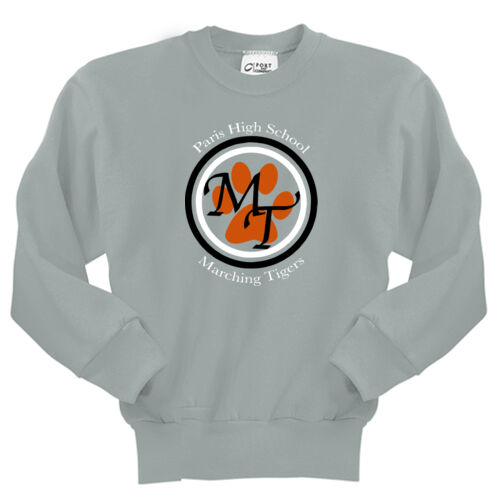 Paris Marching Tigers Design PMT4 on a Port & Company® - Youth Core Fleece Crewneck Sweatshirt Thumbnail