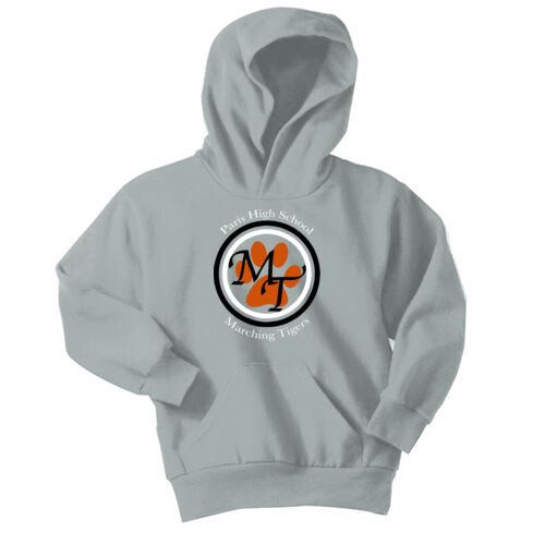 Paris Marching Tigers Design PMT4 on a Port & Company® - Youth Core Fleece Pullover Hooded Sweatshirt Thumbnail