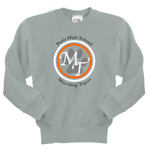 Paris Marching Tigers Design PMT5 on a Port & Company® - Youth Core Fleece Crewneck Sweatshirt Thumbnail