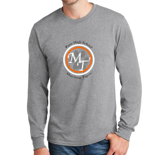 Paris Marching Tigers Design PMT5 on a Port & Company® - Long Sleeve Core Cotton Tee Thumbnail