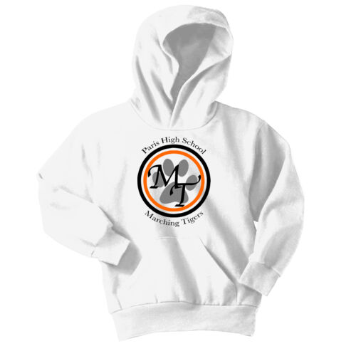 Paris Marching Tigers Design PMT6 on a Port & Company® - Youth Core Fleece Pullover Hooded Sweatshirt Thumbnail