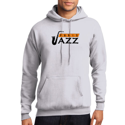 Paris Tigers Jazz Band Design PMT8 on a Port & Company® - Core Fleece Pullover Hooded Sweatshirt Thumbnail