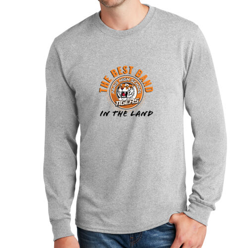 Paris Marching Tigers Design PMT10 on a Port & Company® - Long Sleeve Core Cotton Tee Thumbnail