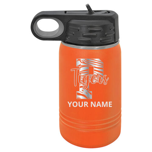 Paris Tigers Design PTE6 Engraved on a Polar Camel® - 12 oz. Water Bottle Vacuum Insulation Thumbnail