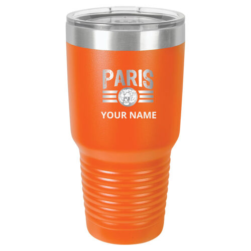 Paris Tigers Design PTE8 Engraved on a Polar Camel® - 30 oz Tumbler Vacuum Insulated with Slider Lid Thumbnail