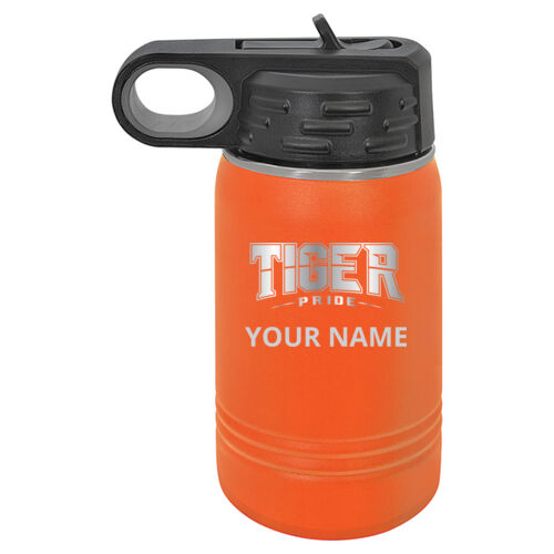 Paris Tigers Design PTE11 Engraved on a Polar Camel® - 12 oz. Water Bottle Vacuum Insulation Thumbnail