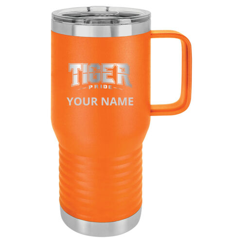 Paris Tigers Design PTE11 Engraved on a Polar Camel® - 20 oz.Travel Mug Vacuum Insulated with Slider Lid Thumbnail