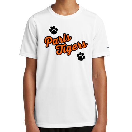Paris Tigers Design PT1 on a Nike® - Youth Swoosh Sleeve rLegend Tee Thumbnail