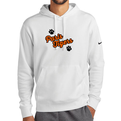 Paris Tigers Design PT1 on a Nike® - Club Fleece Sleeve Swoosh Pullover Hoodie Thumbnail