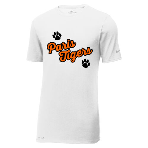Paris Tigers Design PT1 on a Nike® - Dri FIT Cotton/Poly Tee Thumbnail