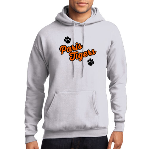 Paris Tigers Design PT1 on a Port & Company® - Core Fleece Pullover Hooded Sweatshirt Thumbnail
