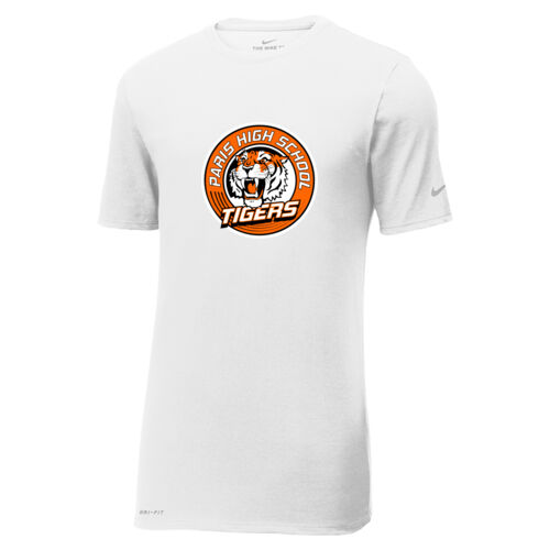 Paris Tigers Design PT2 on a Nike® - Dri FIT Cotton/Poly Tee Thumbnail