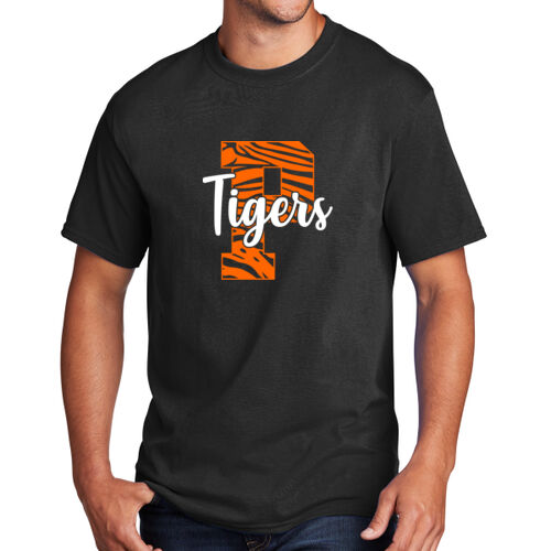 Paris Tigers Design PT6 on a Port & Company® - Core Cotton Tee Thumbnail