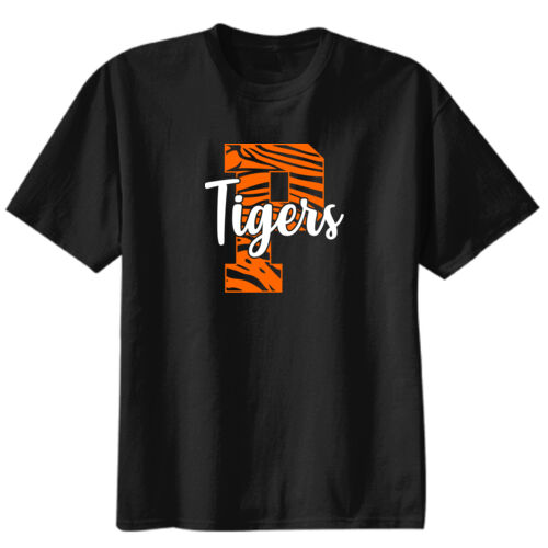 Paris Tigers Design PT6 on a Port & Company® - Youth Core Cotton Tee Thumbnail