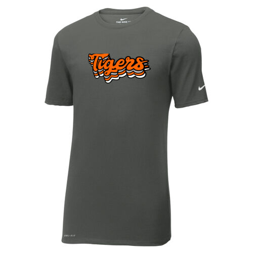 Paris Tigers Design PT7 on a Nike® - Dri FIT Cotton/Poly Tee Thumbnail