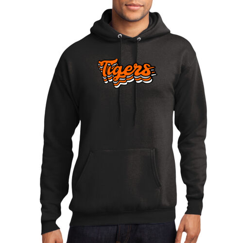 Paris Tigers Design PT7 on a Port & Company® - Core Fleece Pullover Hooded Sweatshirt Thumbnail