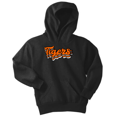 Paris Tigers Design PT7 on a Port & Company® - Youth Core Fleece Pullover Hooded Sweatshirt Thumbnail