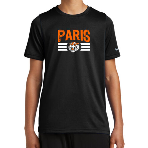 Paris Tigers Design PT8 on a Nike® - Youth Swoosh Sleeve rLegend Tee Thumbnail