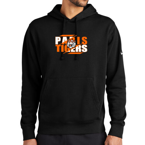 Paris Tigers Design PT9 on a Nike® - Club Fleece Sleeve Swoosh Pullover Hoodie Thumbnail