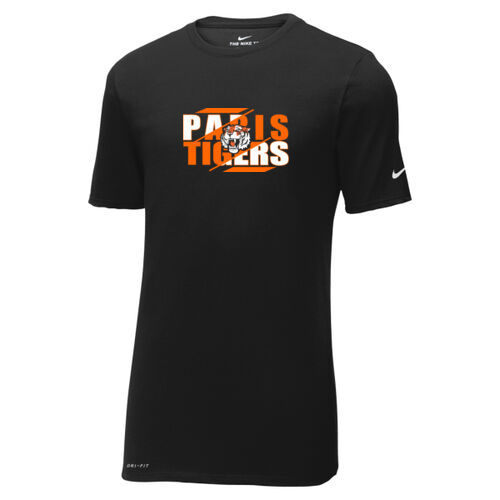 Paris Tigers Design PT9 on a Nike® - Dri FIT Cotton/Poly Tee Thumbnail