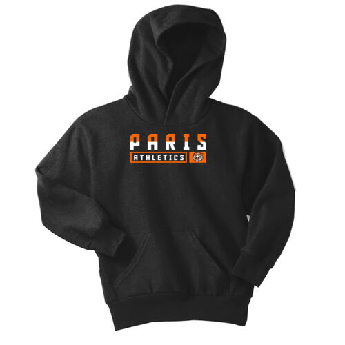 Paris Tigers Design PT10 on a Port & Company® - Youth Core Fleece Pullover Hooded Sweatshirt Thumbnail