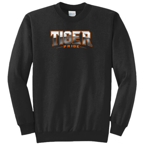 Paris Tigers Design PT11 on a Port & Company® - Core Fleece Crewneck Sweatshirt Thumbnail