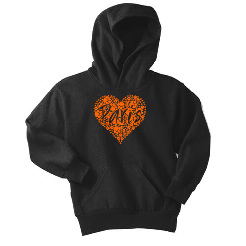 Paris Tigers Design PT12 on a Port & Company® - Youth Core Fleece Pullover Hooded Sweatshirt Thumbnail