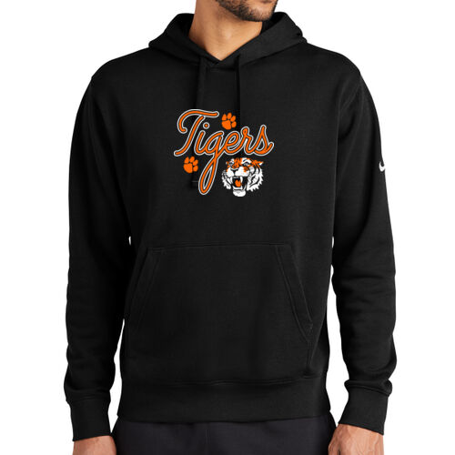 Paris Tigers Design PT15 on a Nike® - Club Fleece Sleeve Swoosh Pullover Hoodie Thumbnail