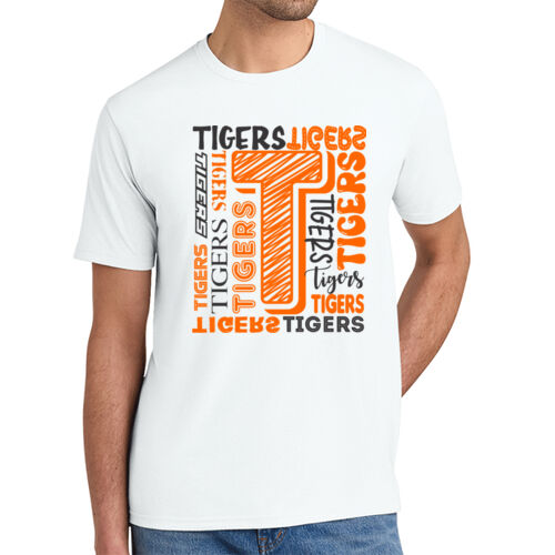 Paris Tigers Design PT16 on a District® - Perfect Tri ® Tee Thumbnail