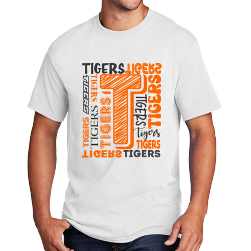 Paris Tigers Design PT16 on a Port & Company® - Core Cotton Tee Thumbnail