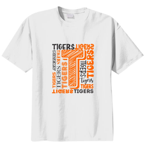 Paris Tigers Design PT16 on a Port & Company® - Youth Core Cotton Tee Thumbnail