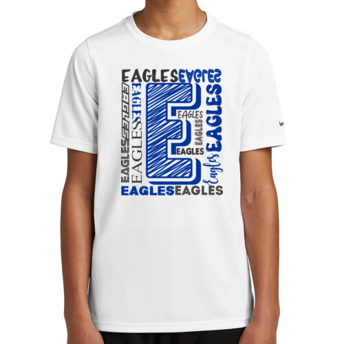 Crestwood Eagles Design CE10 on a Nike® - Youth Swoosh Sleeve rLegend Tee Thumbnail