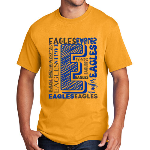 Crestwood Eagles Design CE10 on a Port & Company® - Core Cotton Tee Thumbnail