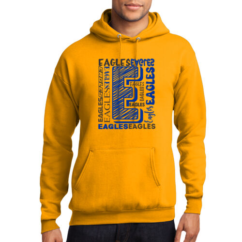 Crestwood Eagles Design CE10 on a Port & Company® - Core Fleece Pullover Hooded Sweatshirt Thumbnail